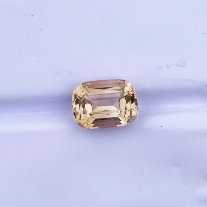 Cushion Cut Topaz Loose Gemstone For Ring, Faceted Topaz Stone, 10.95 CT