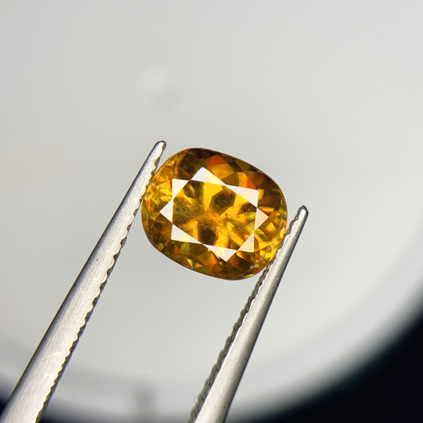 Full Fire Sphene Loose Gemstone For Ring, Natural Sphene var Titanite Gemstone, Loose Sphene Ring Stone, 1.90 CT