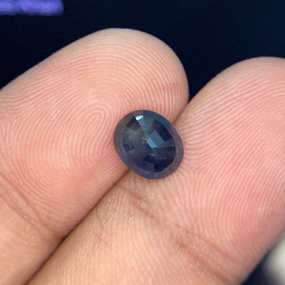 Parti Sapphire Stone For Ring, Oval Shape Bi Color Sapphire Gemstone, 1.8CT