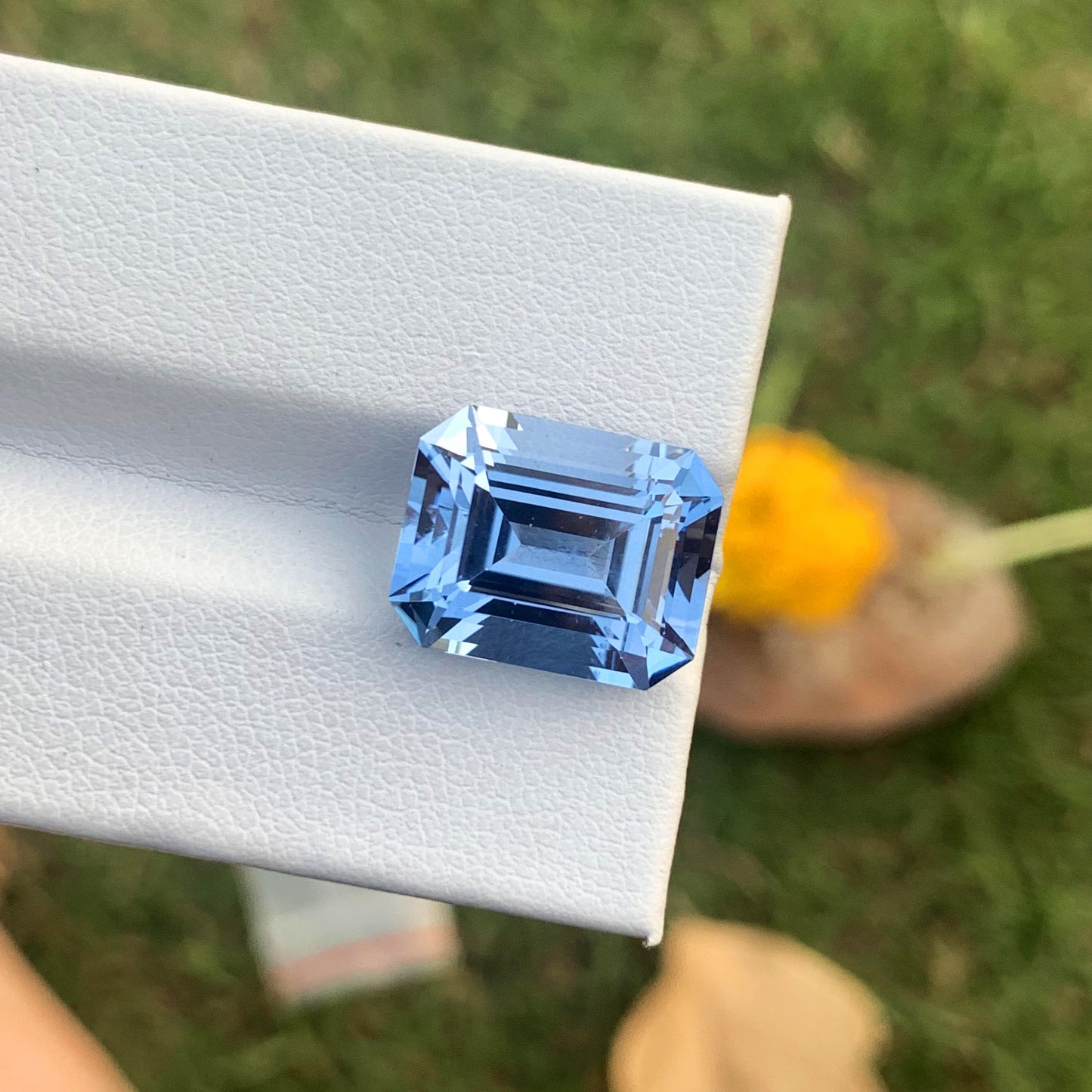Santa Maria Aquamarine Loose Gemstone For Ring Making, Flawless Aquamarine Stone, 9.10 CT