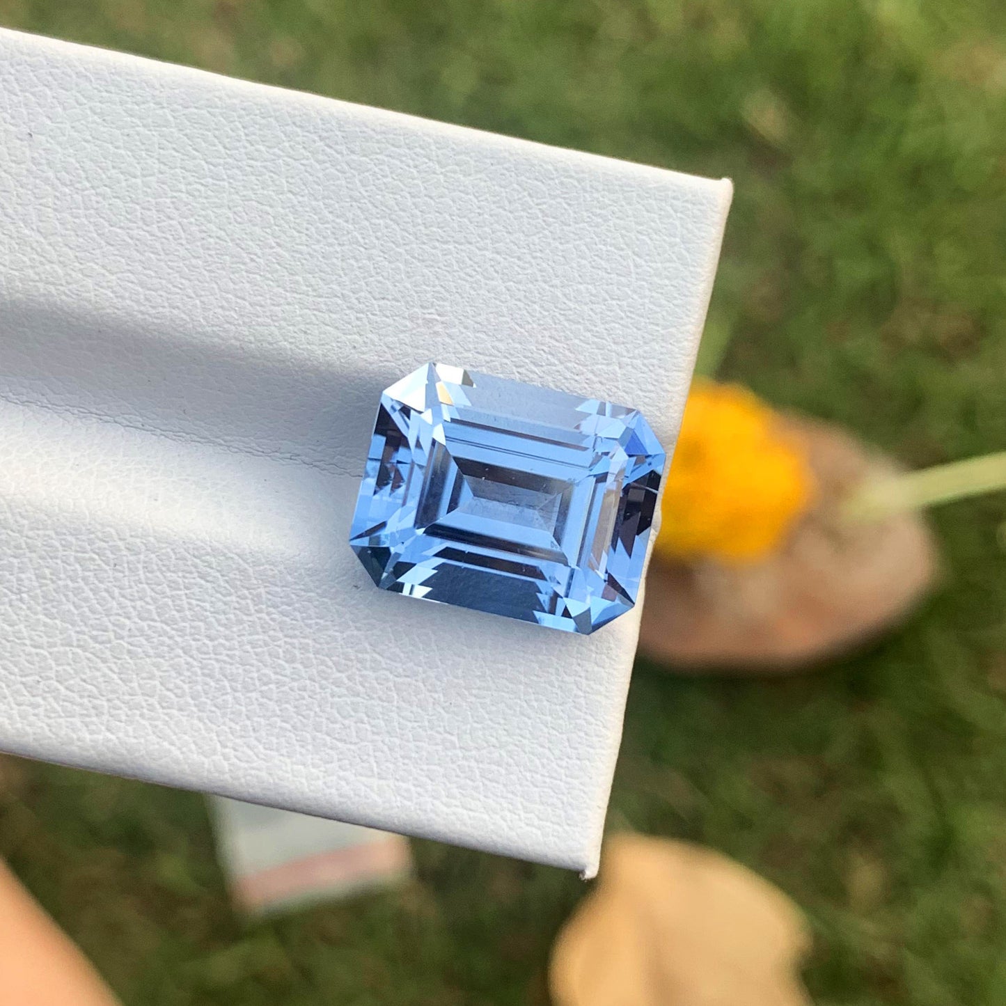 Santa Maria Aquamarine Loose Gemstone For Ring Making, Flawless Aquamarine Stone, 9.10 CT