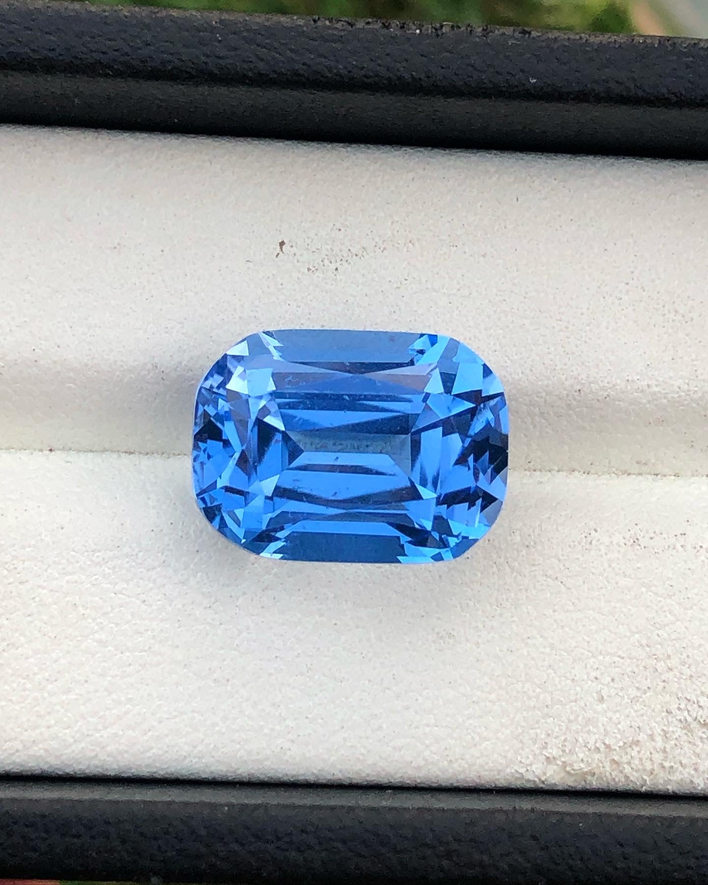 Natural Aquamarine Gemstone, Blue Aquamarine March Birthstone Ring, 13.45CT