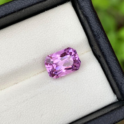 Ring Size Kunzite Gemstone, Deep Lilac Kunzite Stone, 3.80 CT
