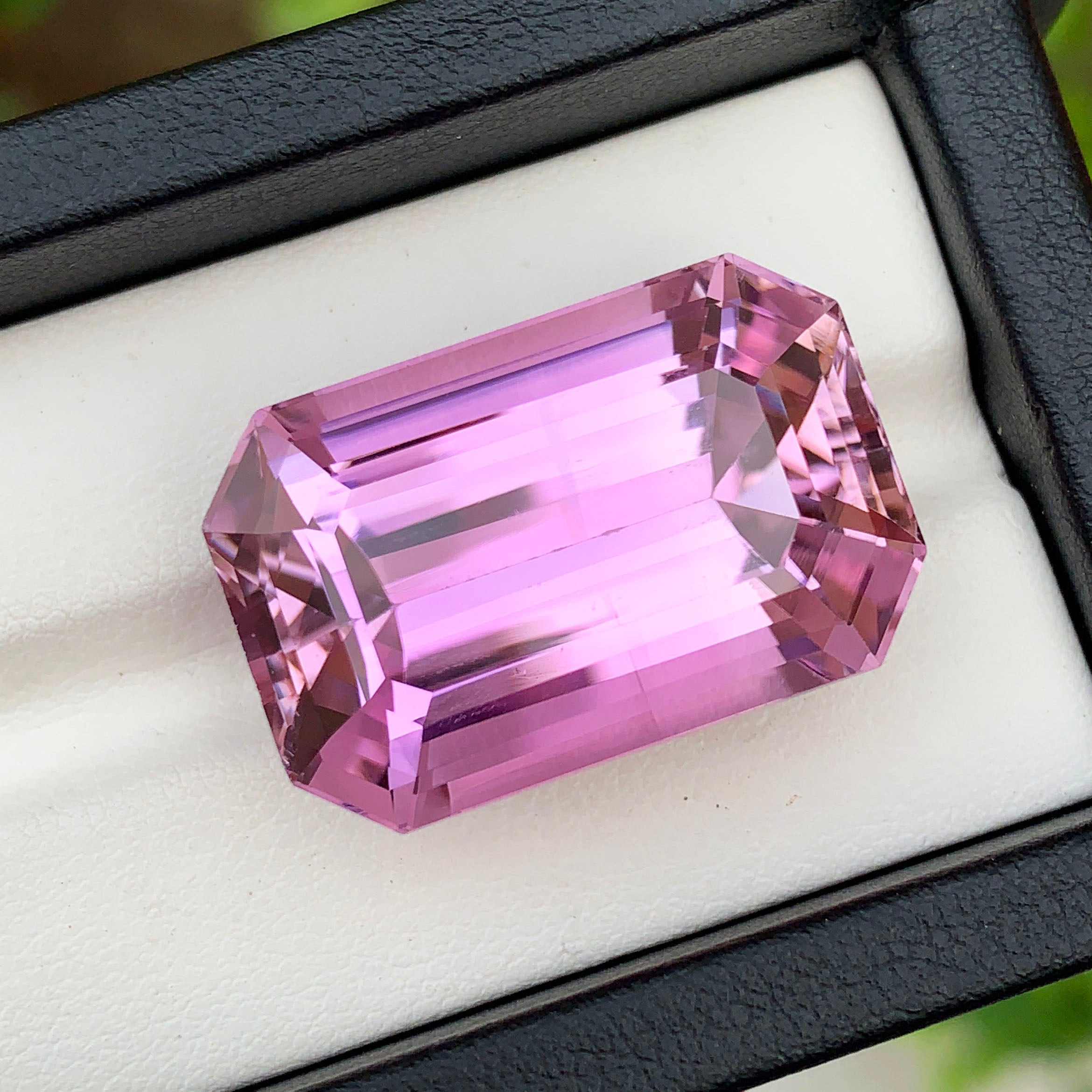 Deep Lilac Kunzite Gemstone For Jewelry, Natural Kunzite Loose Stone, Emerald Cut Kunzite Stone, Pink Kunzite Jewelry Stone, 60.60 CT