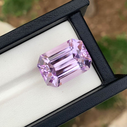 Emerald Cut Kunzite Loose Gemstone, Flawless Kunzite Gemstone, Lilac Pink Kunzite Stone For Jewelry, 42.75 CT