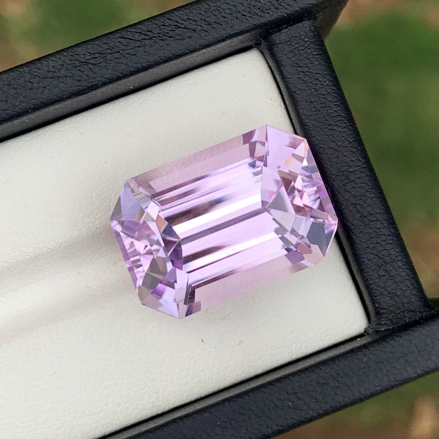 Emerald Cut Kunzite Loose Gemstone, Flawless Kunzite Gemstone, Lilac Pink Kunzite Stone For Jewelry, 42.75 CT