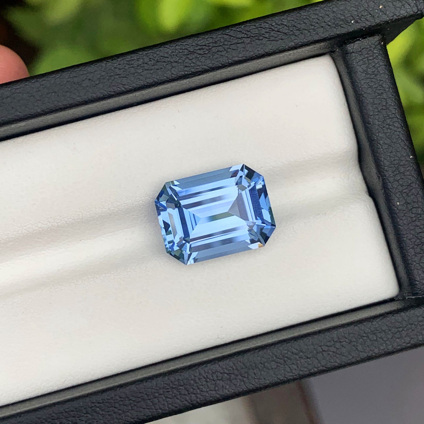 Flawless Aquamarine Gemstone, Blue Aquamarine Ring Stone, Emerald Cut Aquamarine Loose Stone, Santa Maria Aquamarine, 8.95 CT