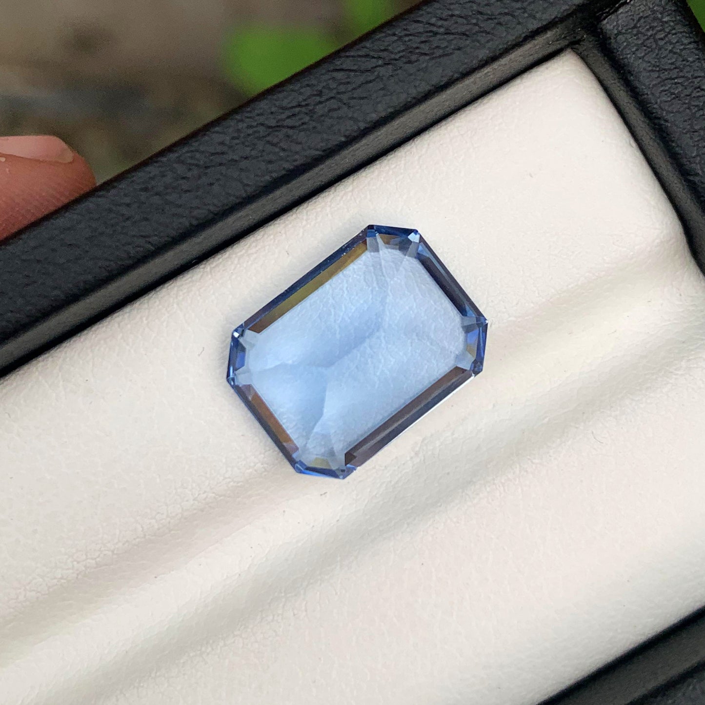 Flawless Aquamarine Gemstone, Blue Aquamarine Ring Stone, Emerald Cut Aquamarine Loose Stone, Santa Maria Aquamarine, 8.95 CT