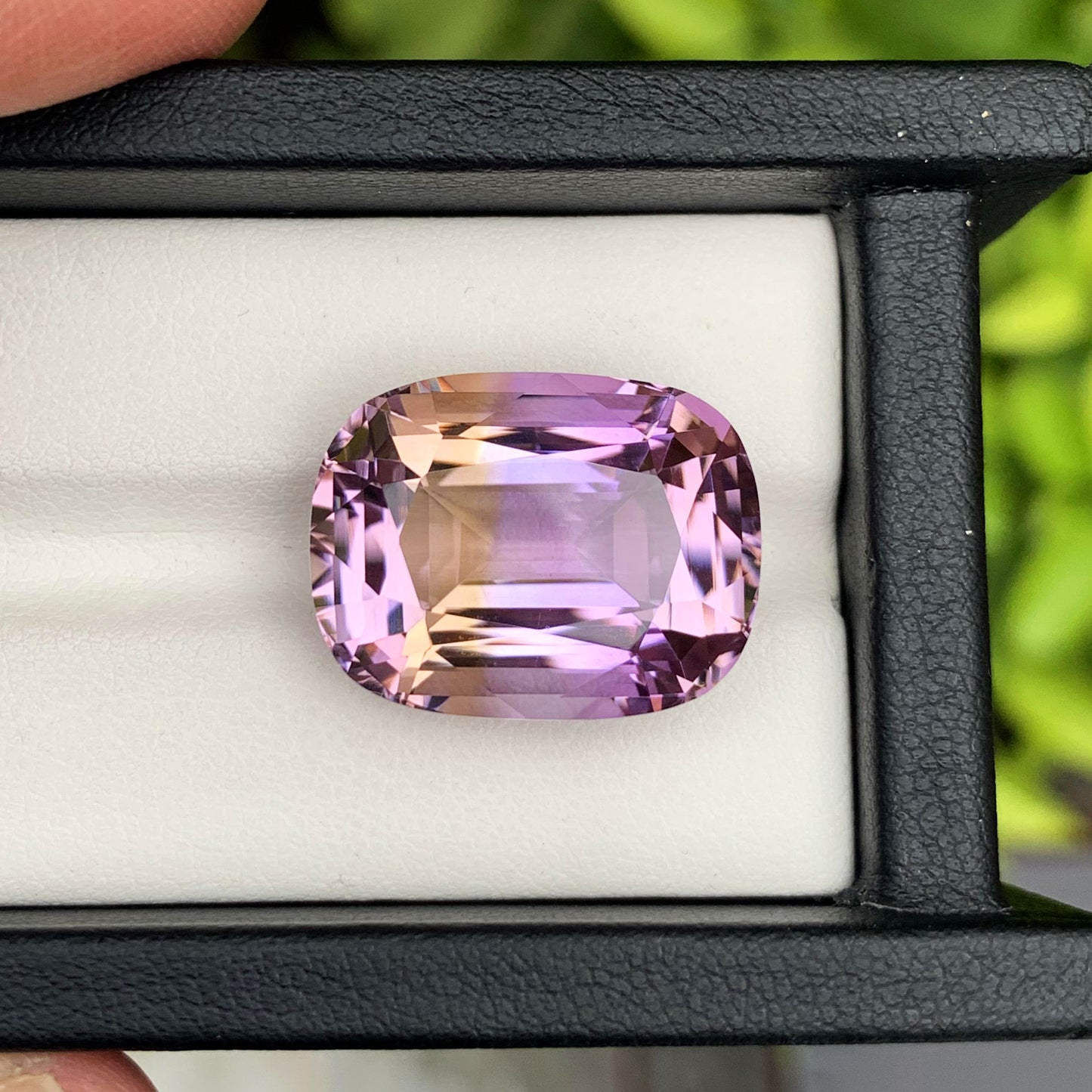 Bi Color Ametrine Gemstone, Natural Ametrine Jewelry Stone, Cushion Cut Ametrine Loose Gemstone, Bolivian Ametrine Stone, 25.05 CT