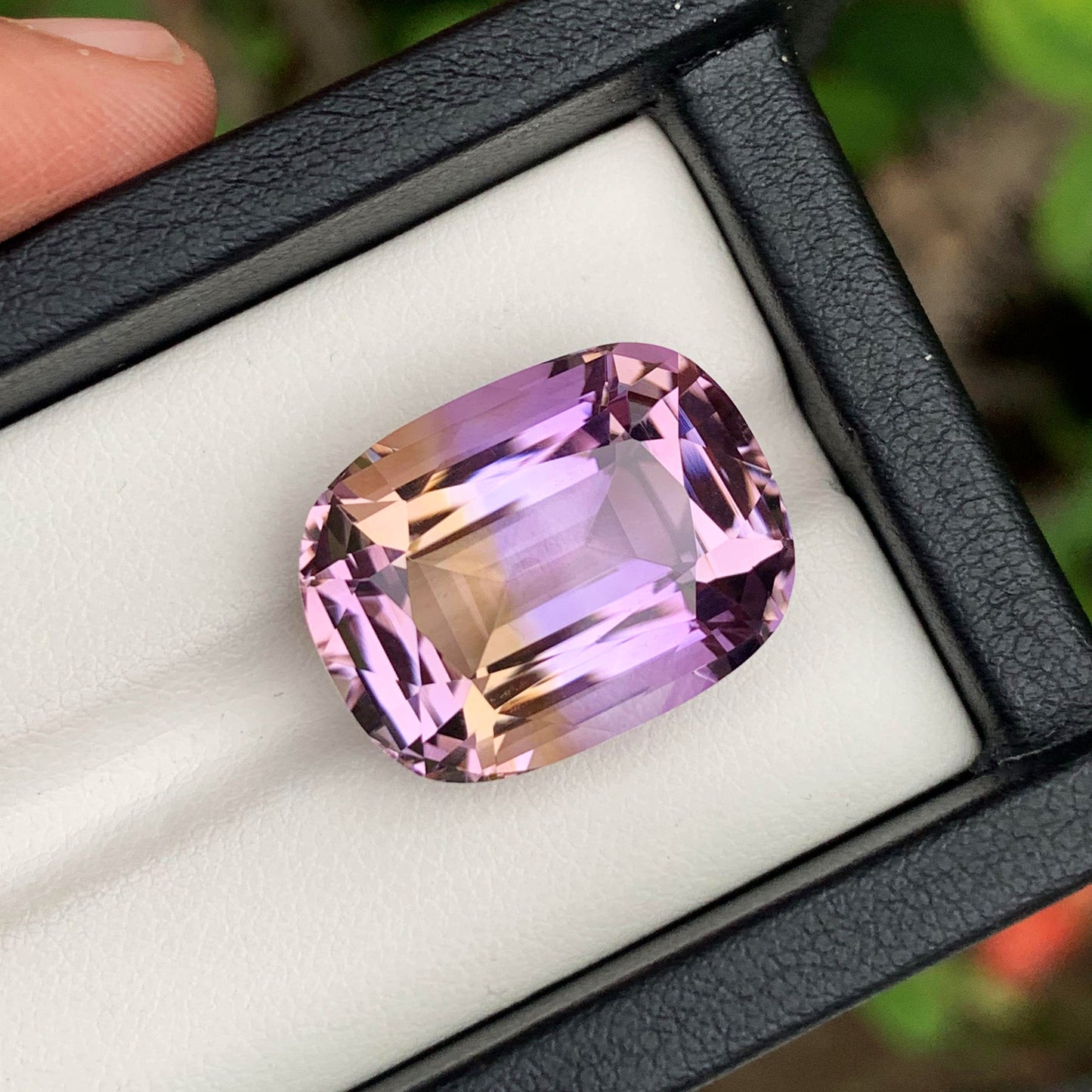 Bi Color Ametrine Gemstone, Natural Ametrine Jewelry Stone, Cushion Cut Ametrine Loose Gemstone, Bolivian Ametrine Stone, 25.05 CT