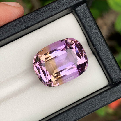 Bi Color Ametrine Gemstone, Natural Ametrine Jewelry Stone, Cushion Cut Ametrine Loose Gemstone, Bolivian Ametrine Stone, 25.05 CT