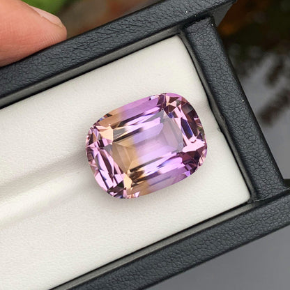 Bi Color Ametrine Gemstone, Natural Ametrine Jewelry Stone, Cushion Cut Ametrine Loose Gemstone, Bolivian Ametrine Stone, 25.05 CT