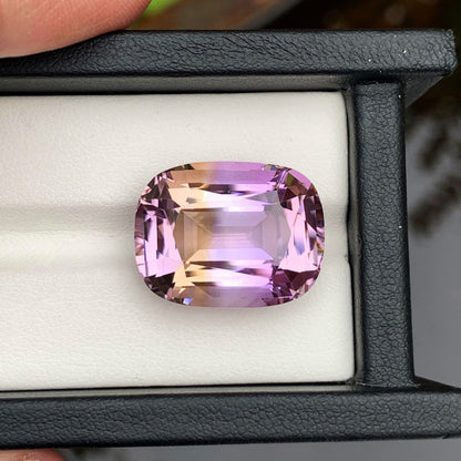 Bi Color Ametrine Gemstone, Natural Ametrine Jewelry Stone, Cushion Cut Ametrine Loose Gemstone, Bolivian Ametrine Stone, 25.05 CT
