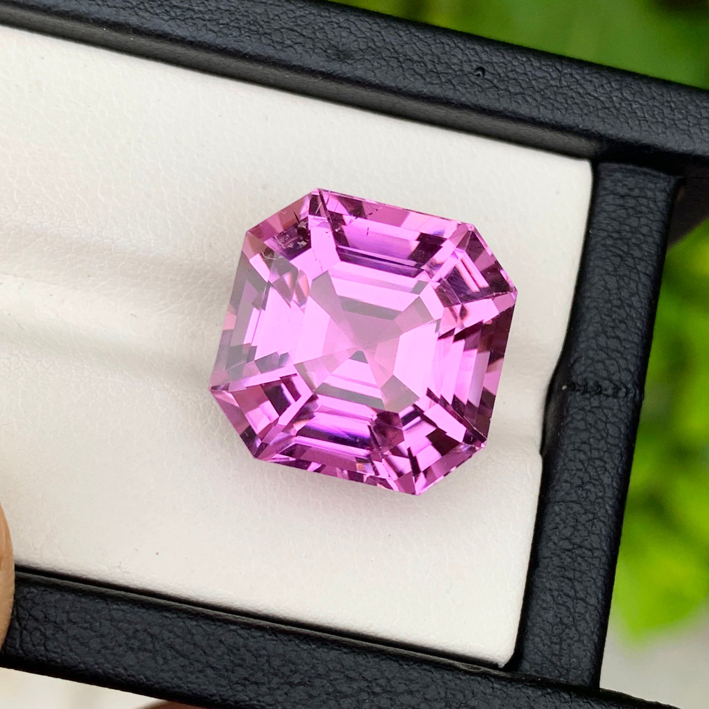 Natural Kunzite Loose Gemstone For Jewelry, Deep Pink Kunzite Gemstone, Lilac Kunzite Stone, Faceted Kunzite Jewelry Stone, 31.30