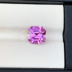 Deep Pink Kunzite Loose Stone, Natural Kunzite Ring Stone, Faceted Kunzite Cut Stone, Afghan Kunzite Stone, Ascher Cut Kunzite, 4.55 CT