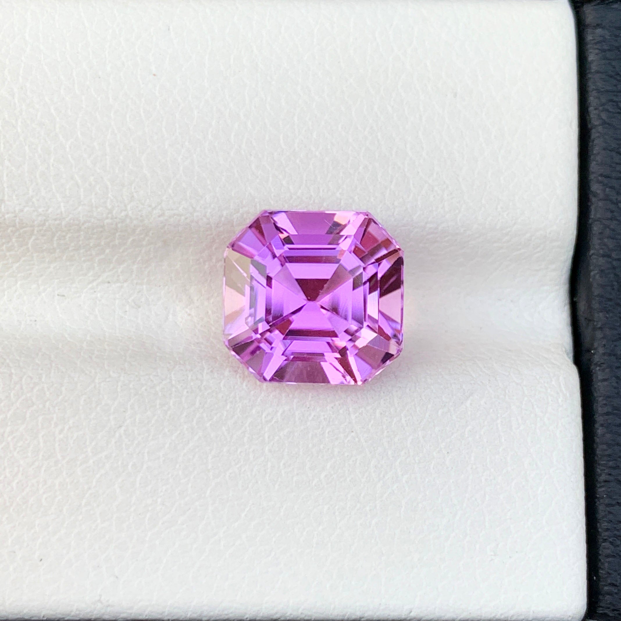 Deep Pink Kunzite Loose Stone, Natural Kunzite Ring Stone, Faceted Kunzite Cut Stone, Afghan Kunzite Stone, Ascher Cut Kunzite, 4.55 CT