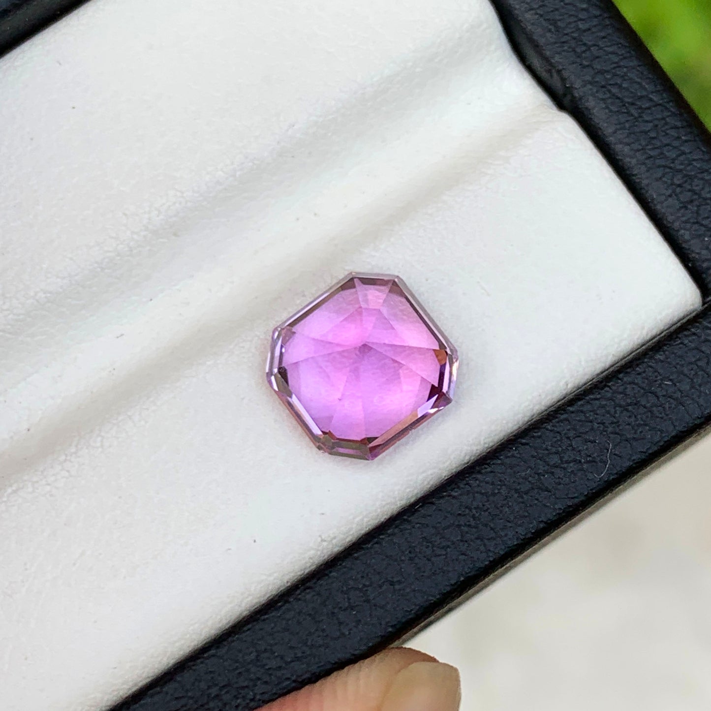 Deep Pink Kunzite Loose Stone, Natural Kunzite Ring Stone, Faceted Kunzite Cut Stone, Afghan Kunzite Stone, Ascher Cut Kunzite, 4.55 CT