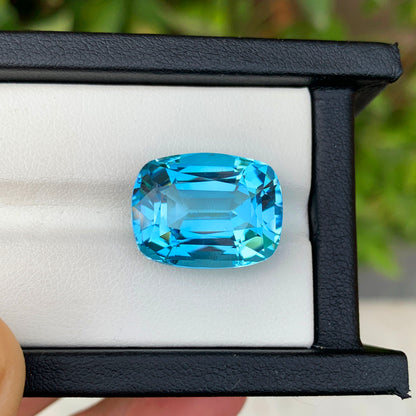 Swiss Blue Topaz Gemstone For Jewelry, Flawless Topaz Loose Gemstone, Natural Topaz Jewelry Stone, 23.10 CT