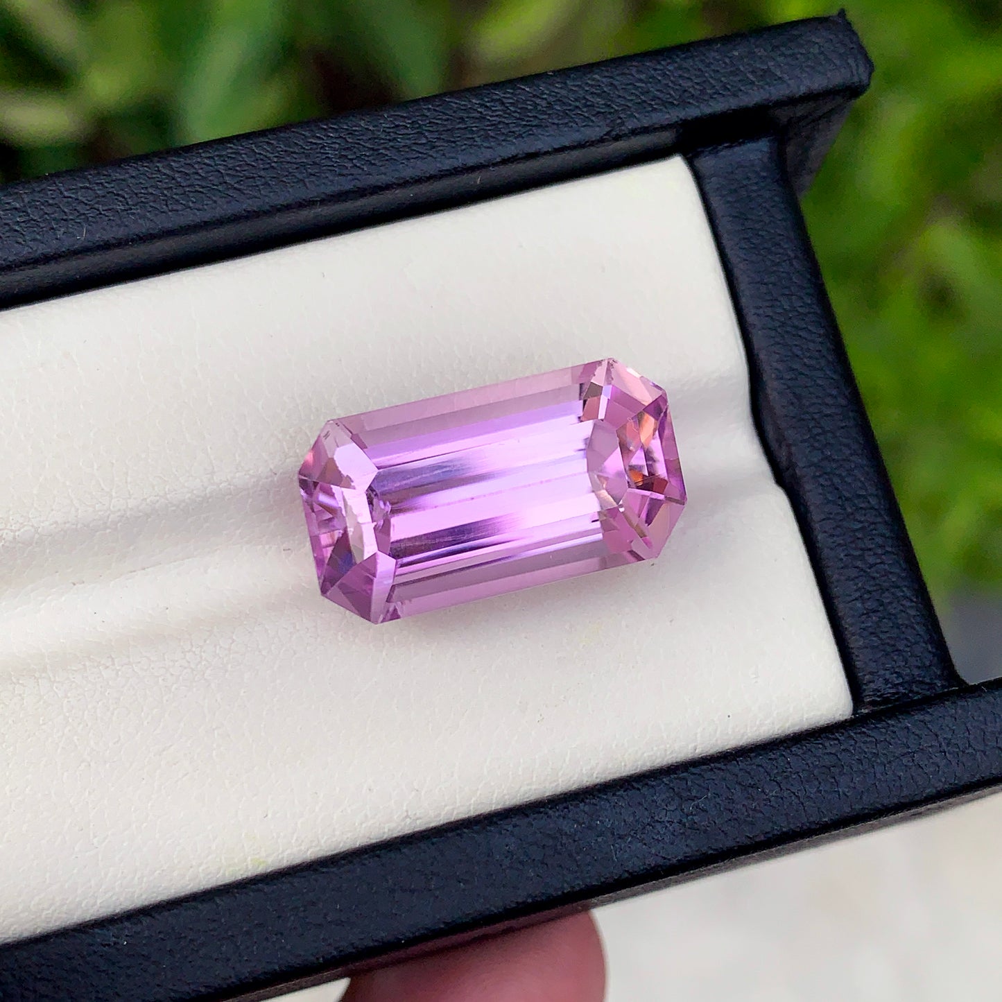 Lilac Kunzite Gemstone, Emerald Cut Kunzite Ring Stone, Flawless Kunzite Loose Gemstone For Jewelry Making, Natural Kunzite Stone, 21.05 CT