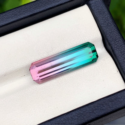 Natural Tourmaline Gemstone For Jewelry, Tri Color Tourmaline Stone, Emerald Tourmaline Loose Stone, Engagement Ring Stone, 9.25 CT