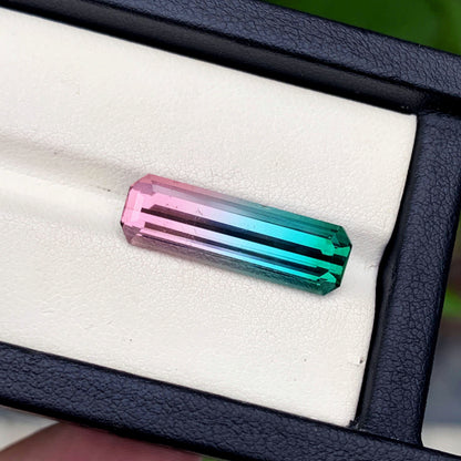 Natural Tourmaline Gemstone For Jewelry, Tri Color Tourmaline Stone, Emerald Tourmaline Loose Stone, Engagement Ring Stone, 9.25 CT