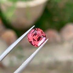 Deep Pink Tourmaline Ring Stone, Flawless Tourmaline Gemstone, 1.9 CT