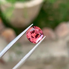 Deep Pink Tourmaline Ring Stone, Flawless Tourmaline Gemstone, 1.9 CT