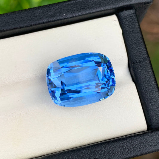 AIG Certified Aquamarine Stone, Santa Maria Color Aquamarine Blue Beryl
