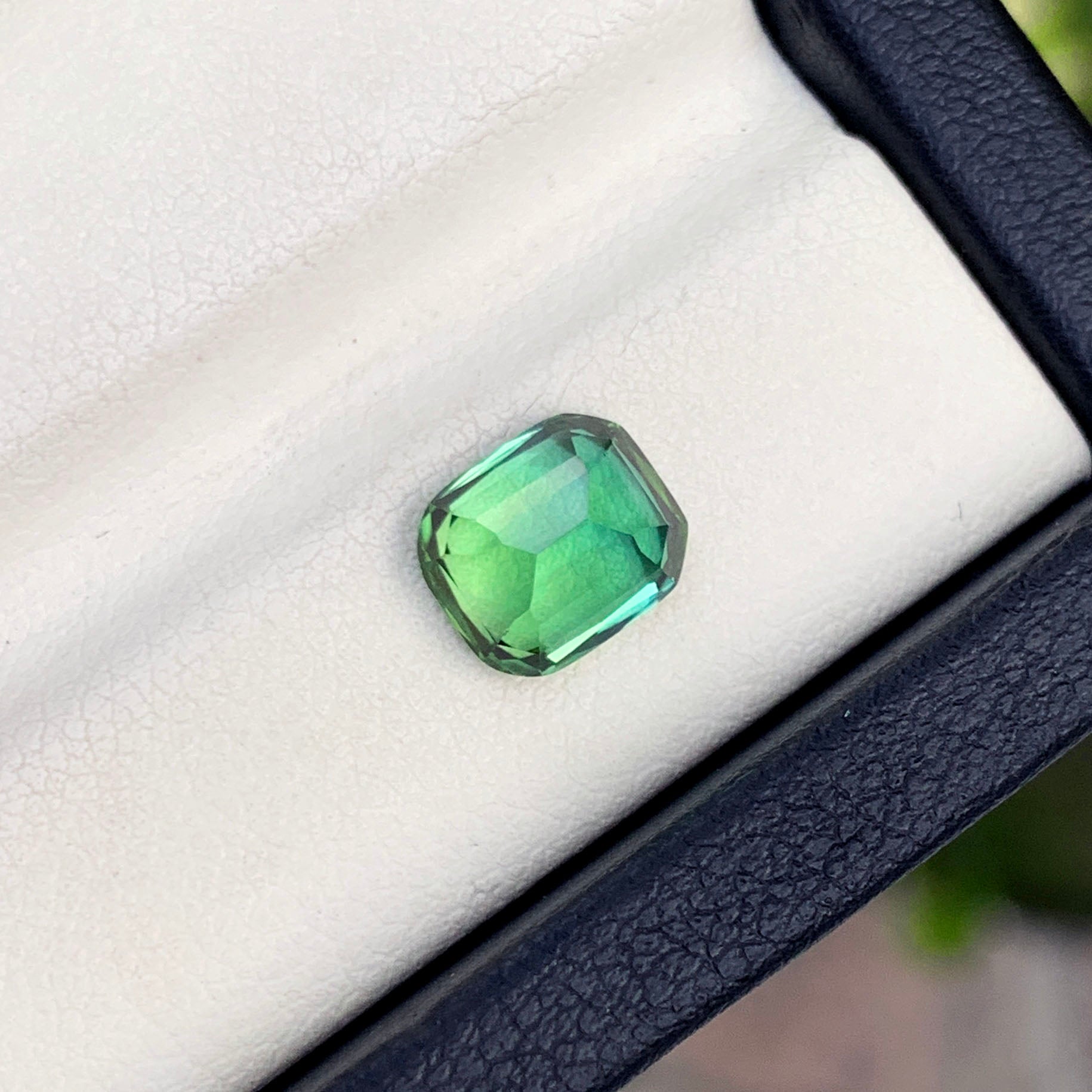 Bluish Green Tourmaline Ring Stone, Natural Tourmaline Gemstone For Ring