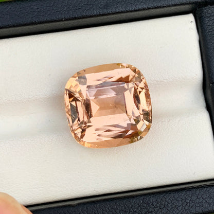 Natural Yellow Topaz Loose Stone For Jewelry, Cushion Cut Topaz Gemstone