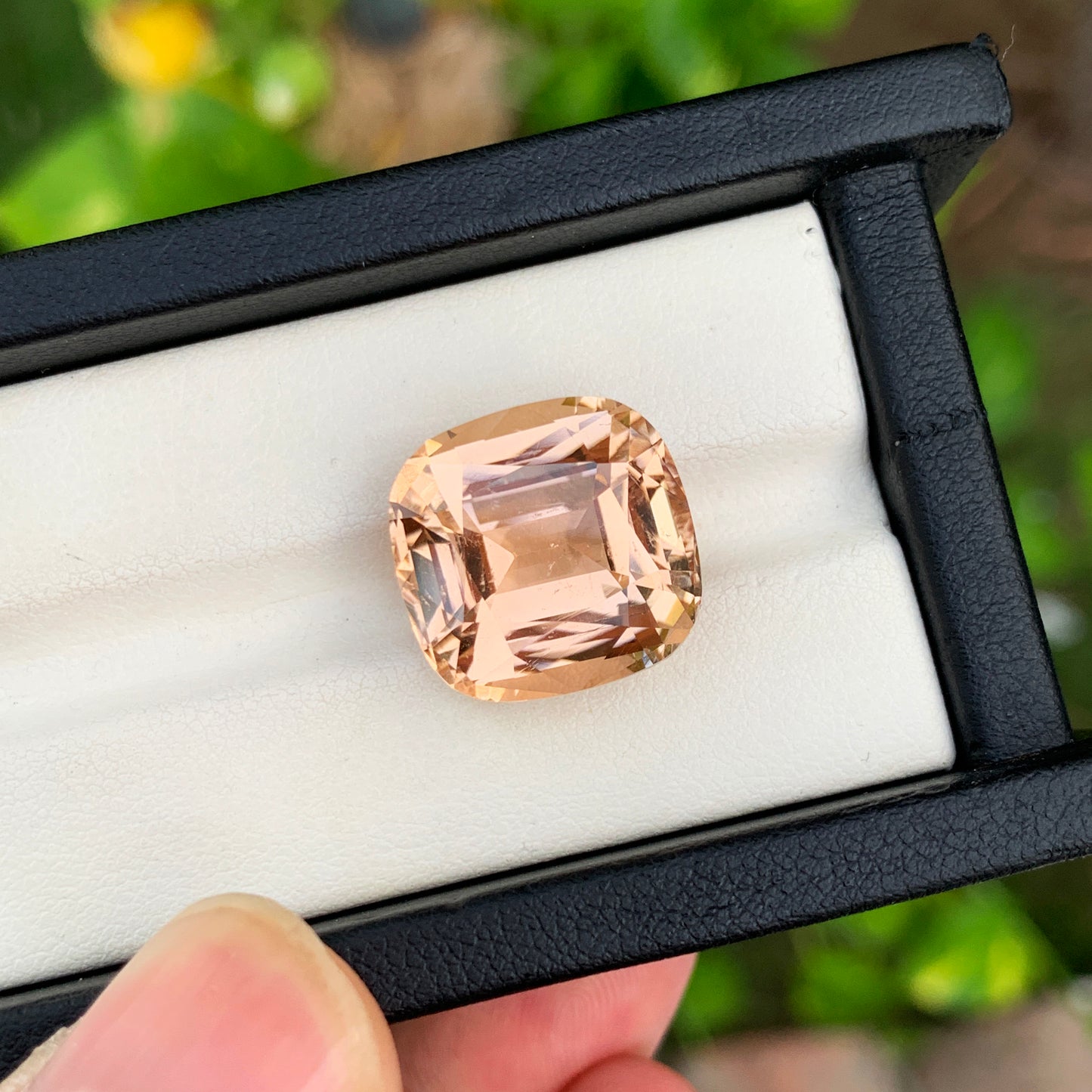 Natural Yellow Topaz Loose Stone For Jewelry, Cushion Cut Topaz Gemstone