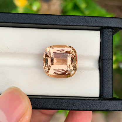 Natural Yellow Topaz Loose Stone For Jewelry, Cushion Cut Topaz Gemstone