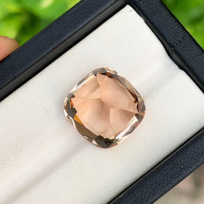 Natural Yellow Topaz Loose Stone For Jewelry, Cushion Cut Topaz Gemstone