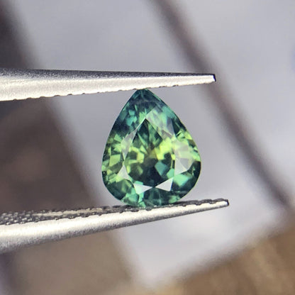 Green Sapphire Ring Stone, Parti Sapphire Gemstone, Montana Sapphire Stone