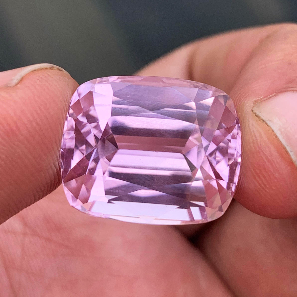 Pink Kunzite Gemstone, Lilac Kunzite Jewelry Stone, Spodumene Gemstone