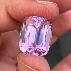 Pink Kunzite Gemstone, Lilac Kunzite Jewelry Stone, Spodumene Gemstone