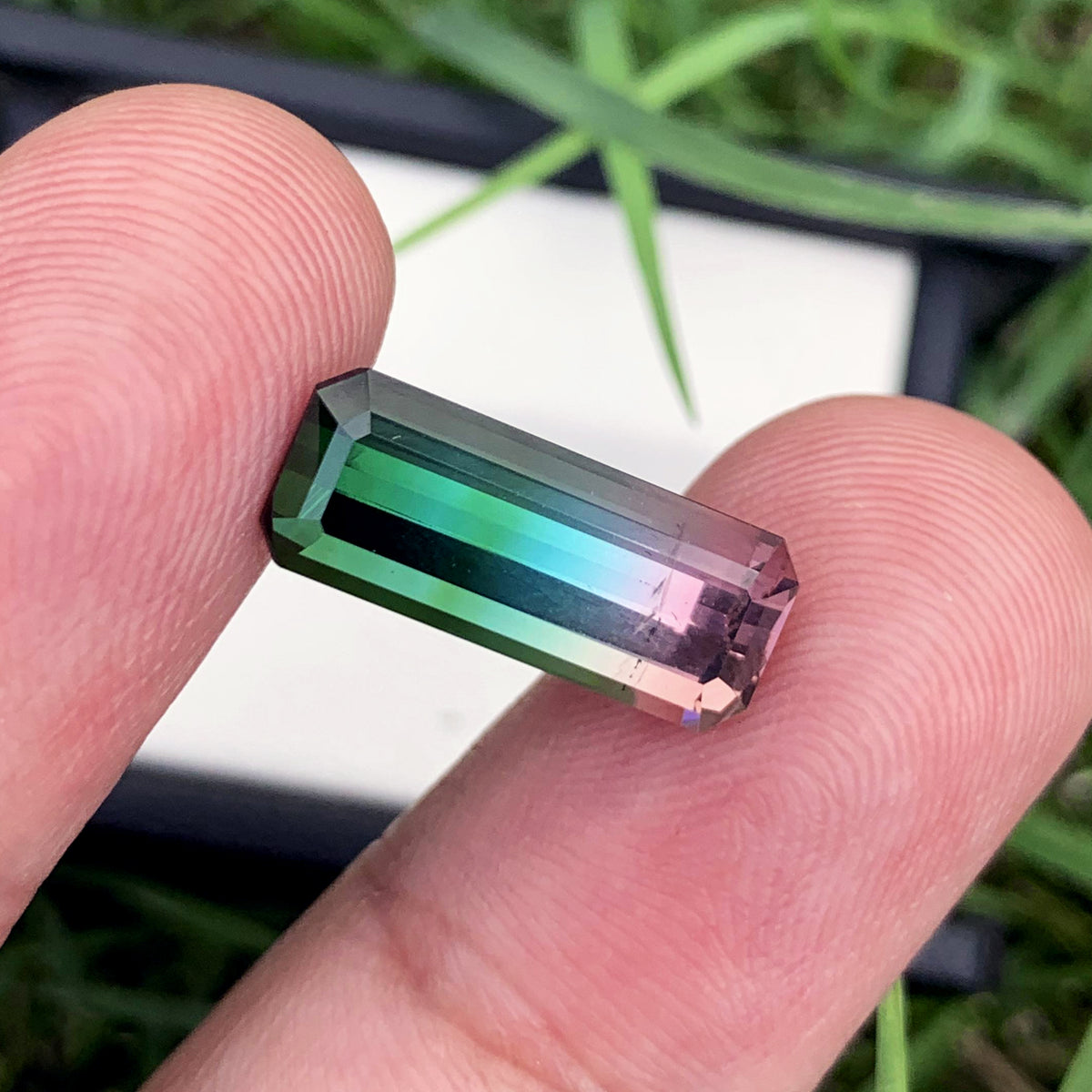 Tri Color Tourmaline Gemstone, Tourmaline Ring Stone, Natural Tourmaline