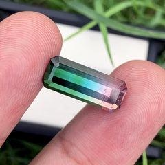 Tri Color Tourmaline Gemstone, Tourmaline Ring Stone, Natural Tourmaline