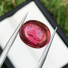 Red Tourmaline Cabochon, Rubelite Tourmaline Ring Stone