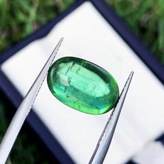 Bluish Green Tourmaline Ring Stone, Natural Tourmaline Gemstone For Jewelry