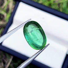 Bluish Green Tourmaline Ring Stone, Natural Tourmaline Gemstone For Jewelry