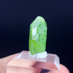 Natural Peridot Crystal, Raw Peridot Pendant, Olivine Peridot Gemstone