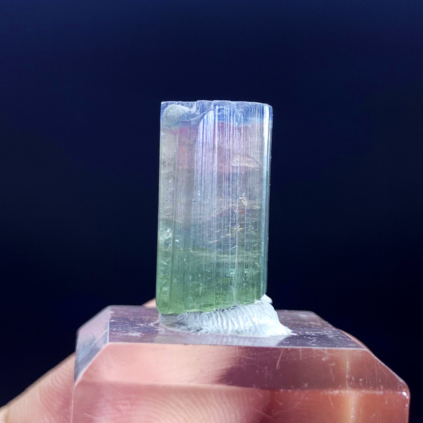 Tri Color Tourmaline Crystal, Raw Tourmaline Gemstone, Watermelon Tourmaline Pendant Stone