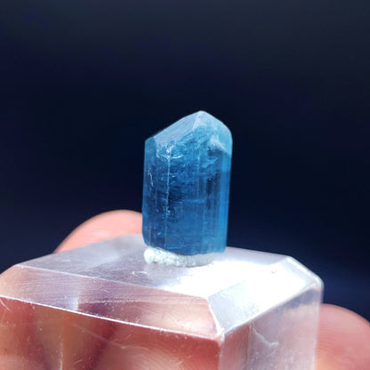 Blue Tourmaline Crystal, Indicolite Tourmaline Gemsotne, Raw Tourmaline Pendant Stone