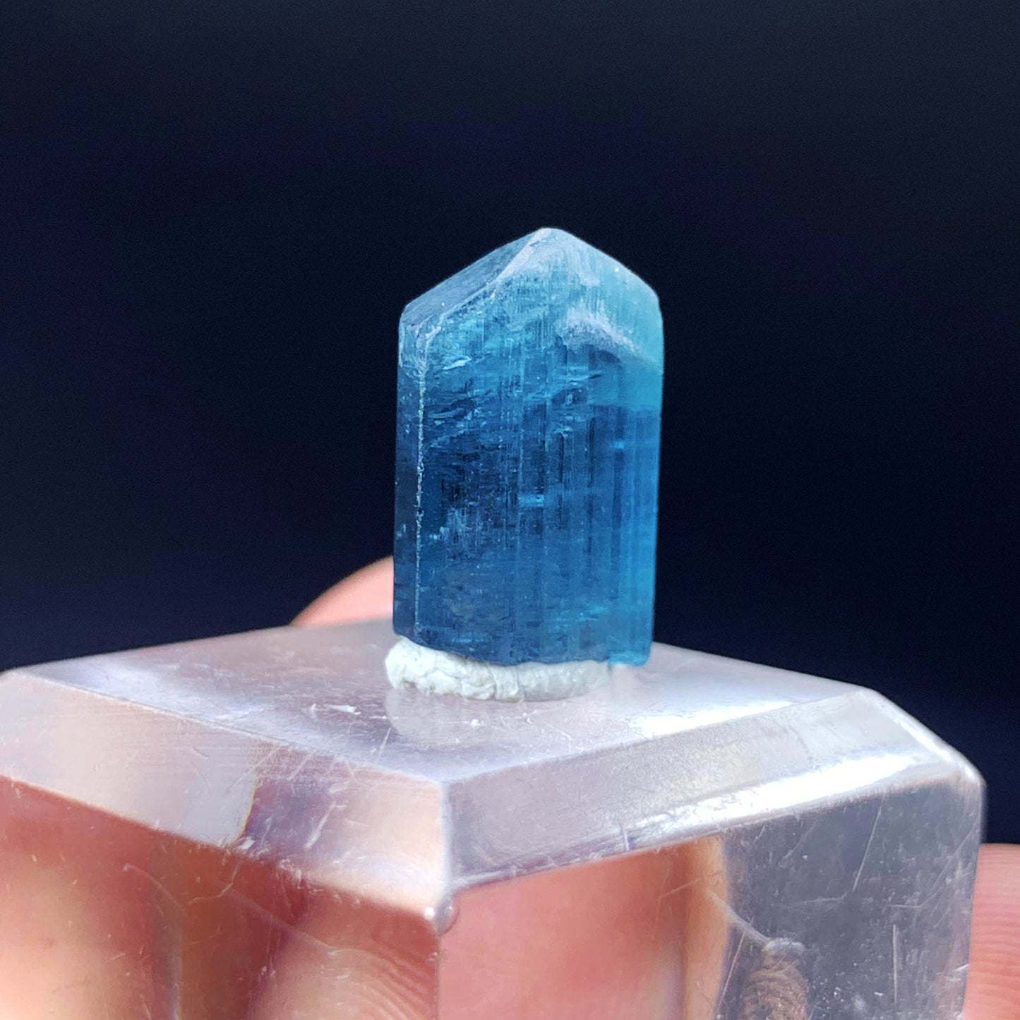 Blue Tourmaline Crystal, Indicolite Tourmaline Gemsotne, Raw Tourmaline Pendant Stone