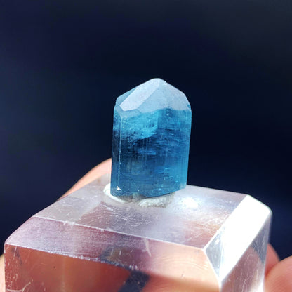 Blue Tourmaline Crystal, Indicolite Tourmaline Gemsotne, Raw Tourmaline Pendant Stone