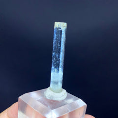 Natural Aquamarine Crystal, Blue Aquamarine Pendant Stone, Raw Aquamarine Gemstone