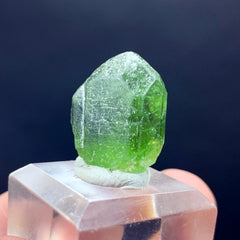 Olivine Peridot Crystal, Raw Peridot Gemstone, Deep Green Peridot Pendant Crystal