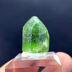 Olivine Peridot Crystal, Raw Peridot Gemstone, Deep Green Peridot Pendant Crystal