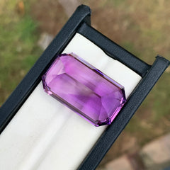 Purple Amethyst Jewelry Gemstone, Emerald Cut Amethyst Loose Gemstone